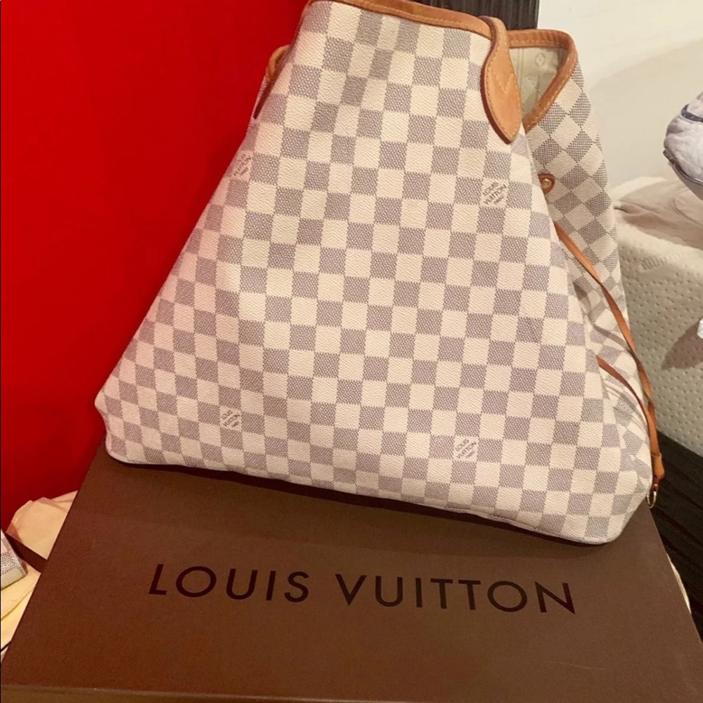 Louis Vuitton M40156 Neverfull MM Women's Tote Bag